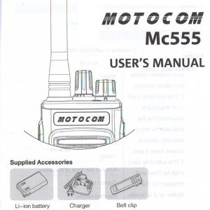 خرید و قیمت بیسیم واکی تاکی مجاز موتوکام MC555